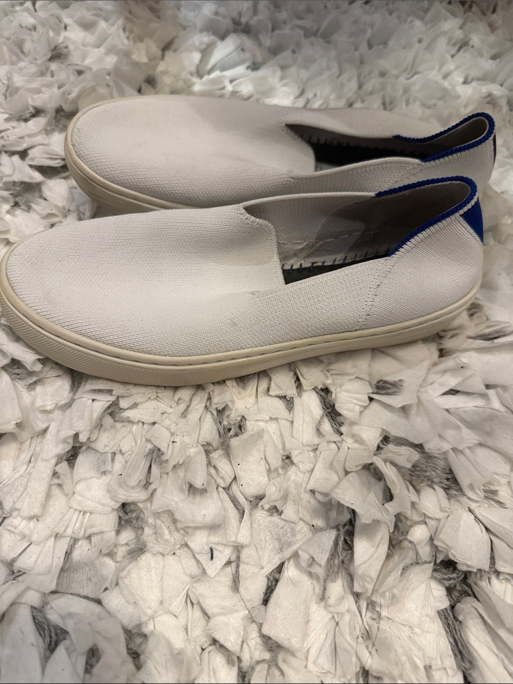 Rothy’s The Original Slip On Sneaker in Bright White